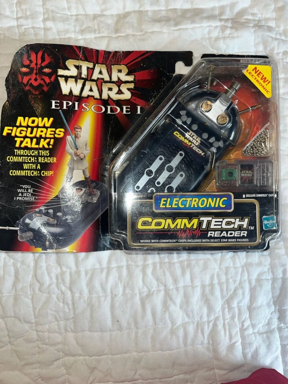 Star Wars Episode I Electronic CommTech Reader With Exclusive Chip - Hasbro 1999